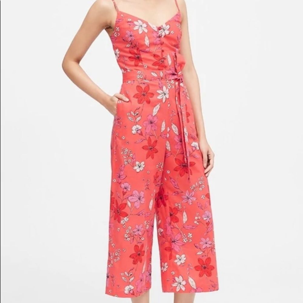 Banana Republic Tropical Jumpsuit